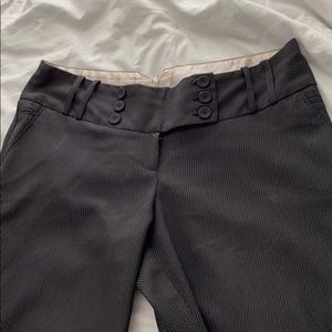 Wide Leg Pinstripe Pants/Trousers